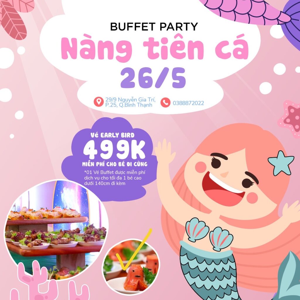 Buffet nàng tiên cá lambo 2023
