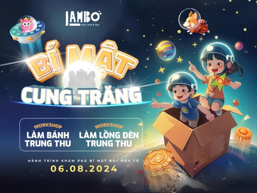 Sự kiện "Bí Mật Cung Trăng" tại Lambo Kids Cafe & Spa không chỉ là một hoạt động giải trí mà còn mang đến những khoảnh khắc ý nghĩa, gắn kết tình thân.