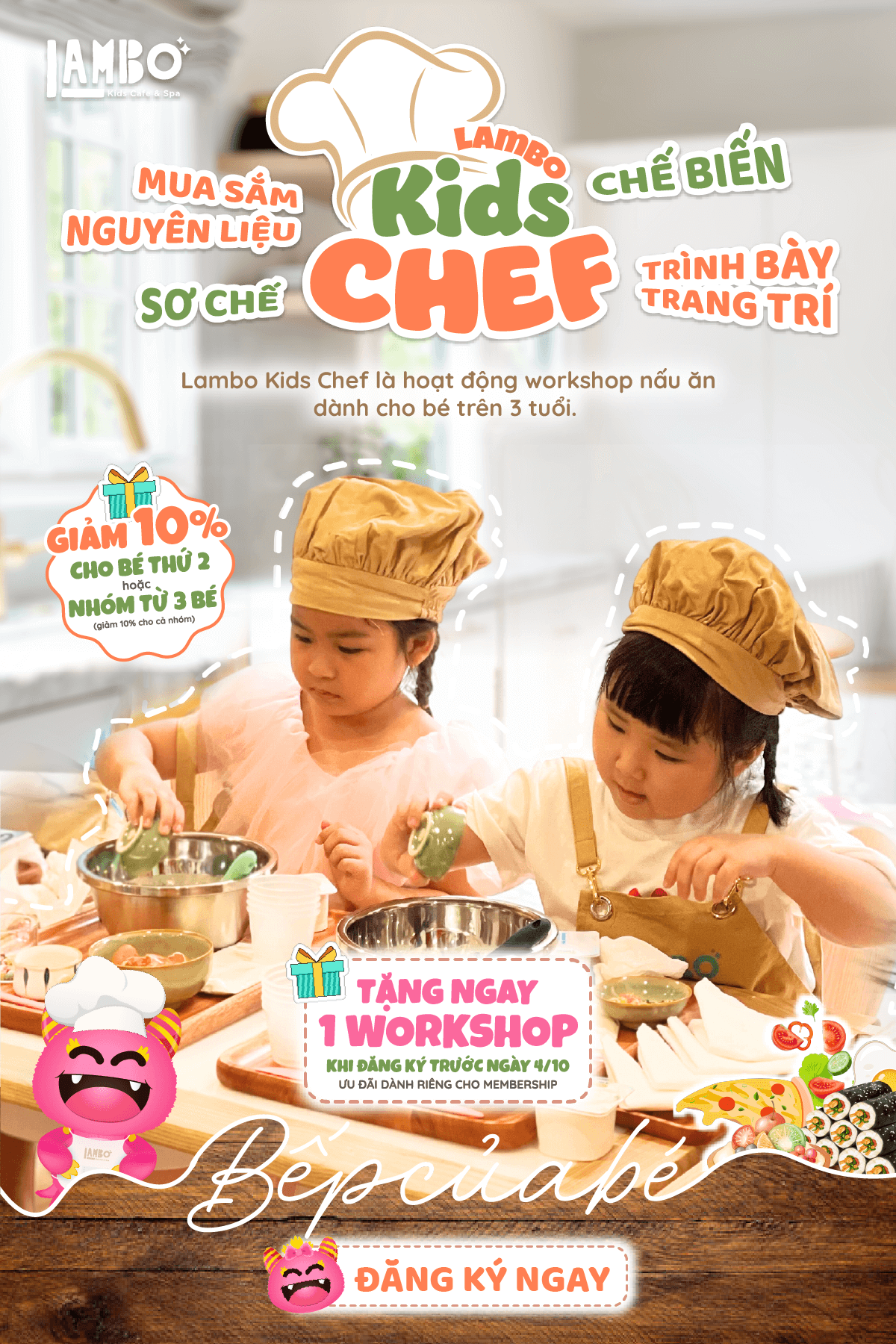 Lambo Kids Chef - Bếp của bé 2024