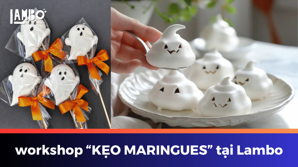 Workshop Kẹo Maringue cho bé vào lễ hội Halloween 2025