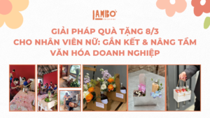 Quà tặng 8/3 cho nhân viên nữ – không gian văn phòng tràn ngập hoa và niềm vui