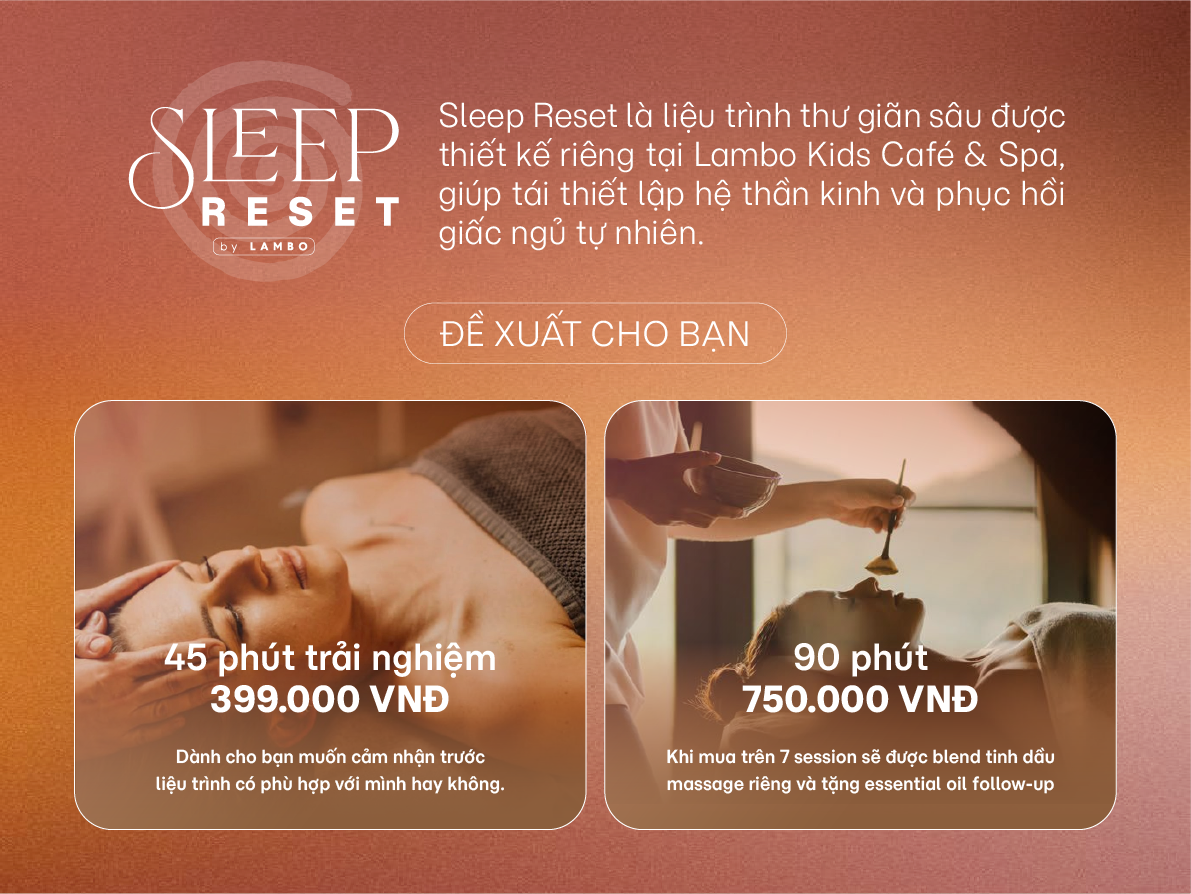 Giá dịch vụ Sleep Reset 90P tại Lambo